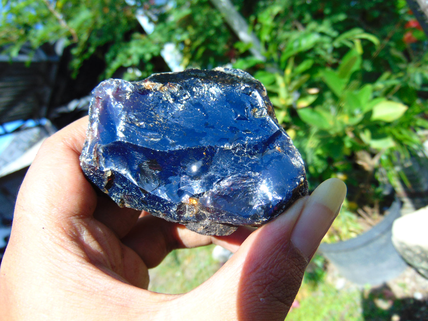 90 gram Rough Raw Indonesian Blue Amber for Healing RBM24