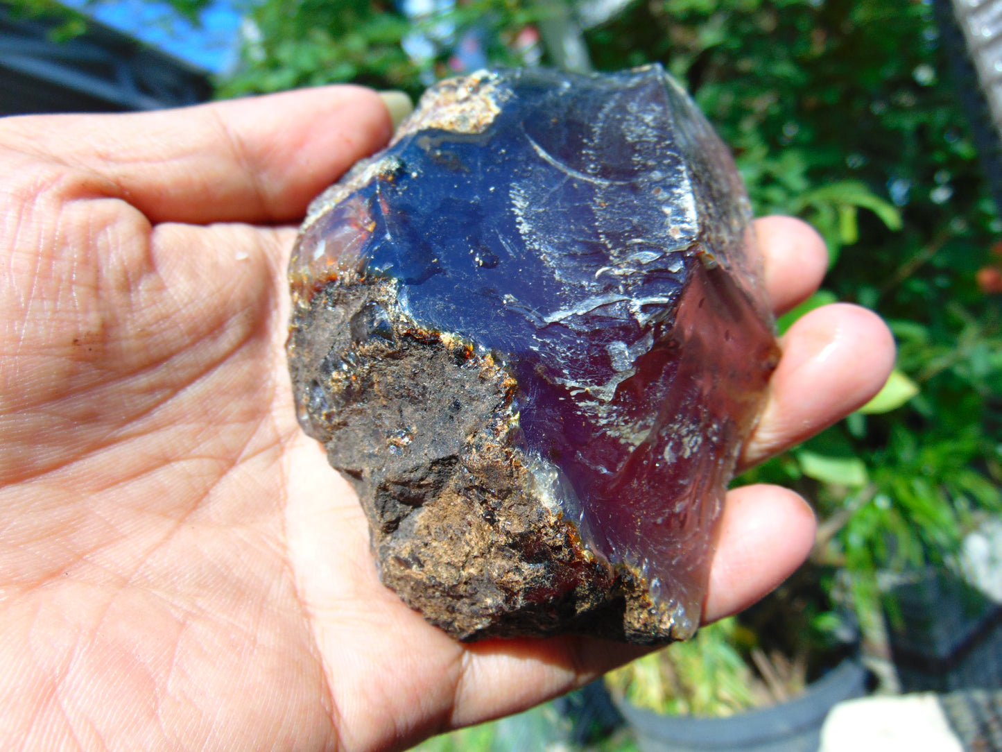 104 gram Rough Raw Indonesian Blue Amber for Healing RBM28