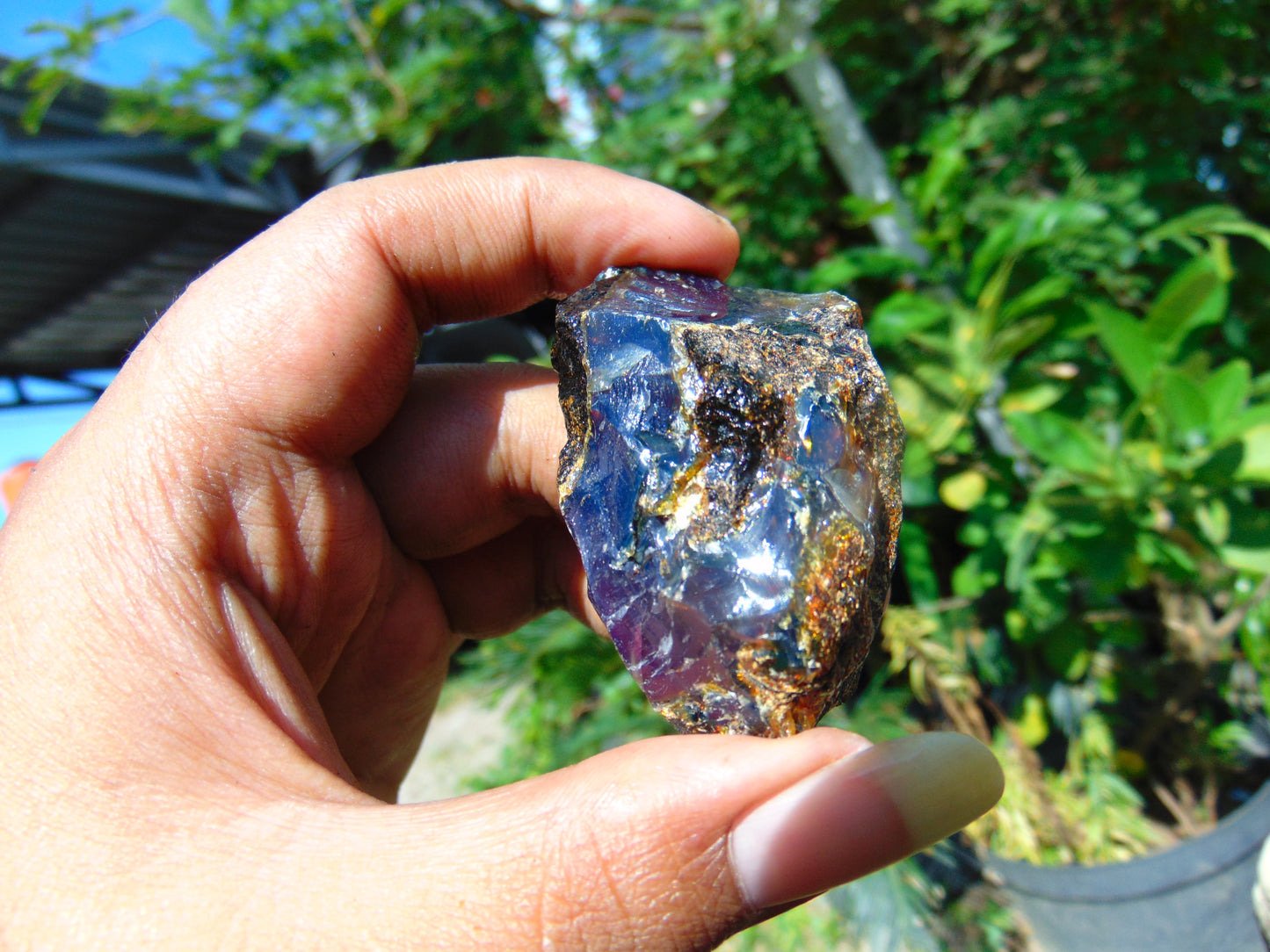 25 gram Rough Raw Indonesian Blue Amber for Healing RBM31