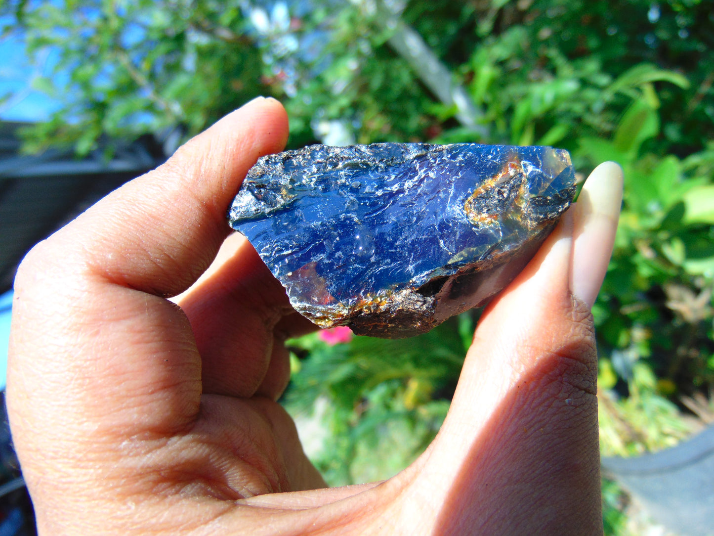 25 gram Rough Raw Indonesian Blue Amber for Healing RBM31