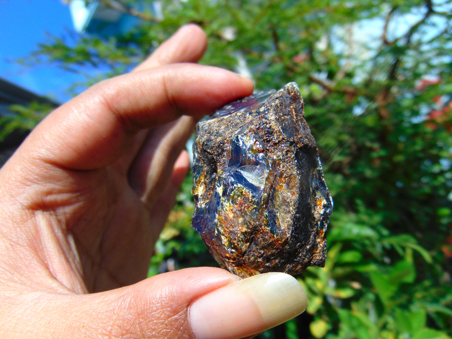 25 gram Rough Raw Indonesian Blue Amber for Healing RBM31