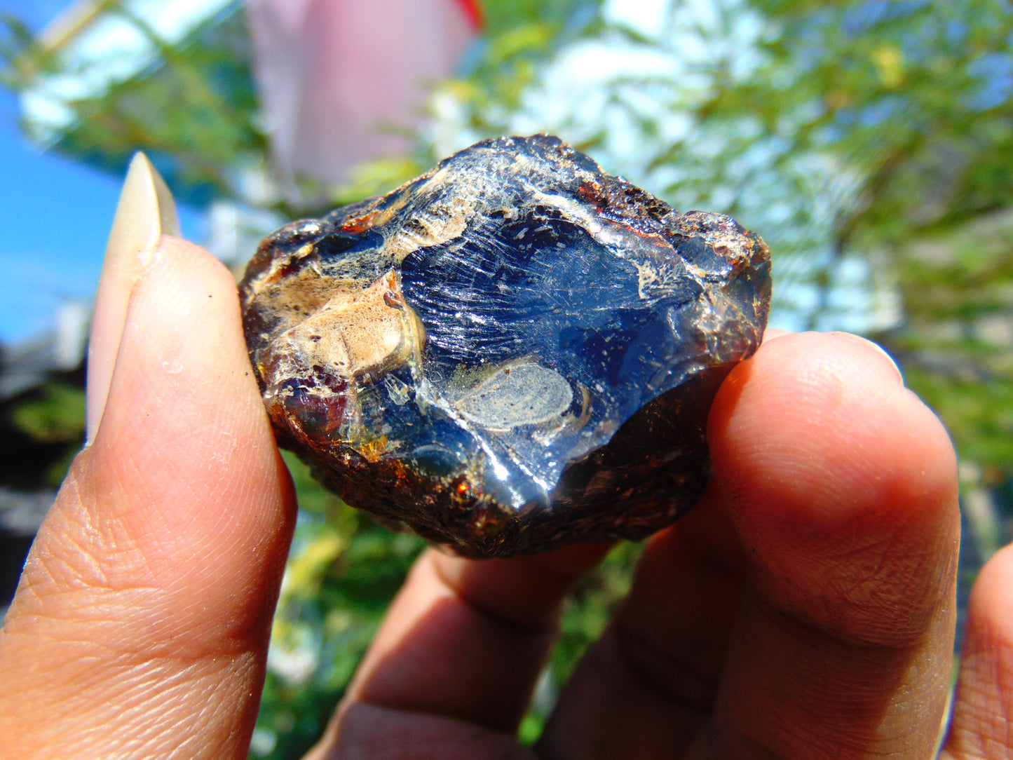 27 gram Rough Raw Indonesian Blue Amber for Healing RBM39