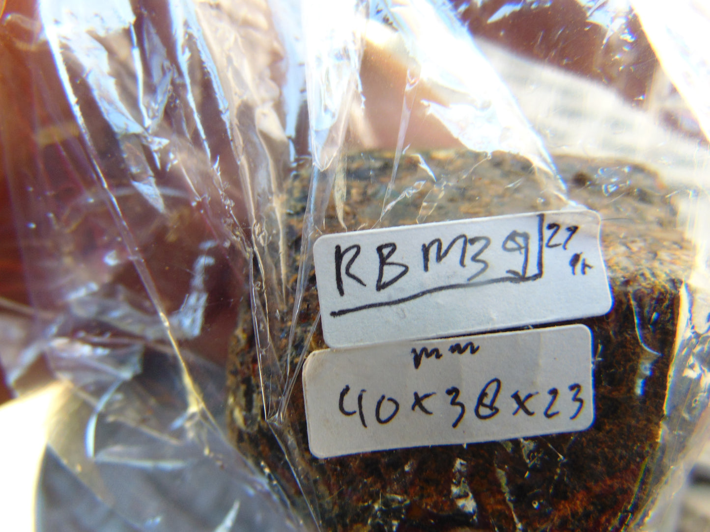 27 gram Rough Raw Indonesian Blue Amber for Healing RBM39