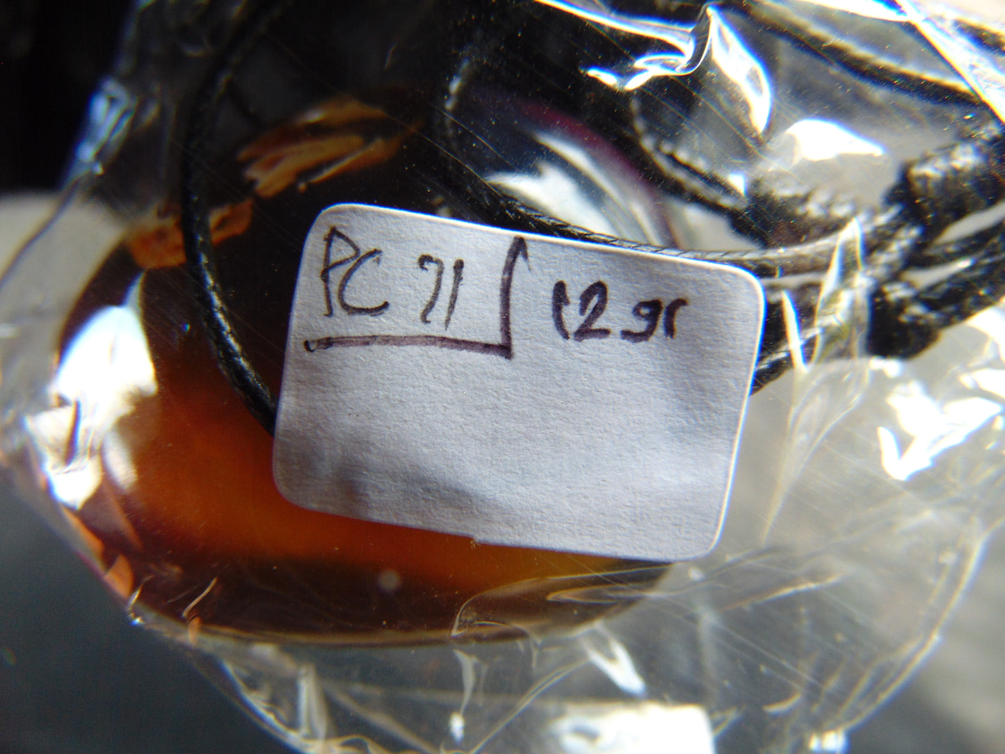 12 gr Pendant Indonesian Blue Amber for Healing PC71