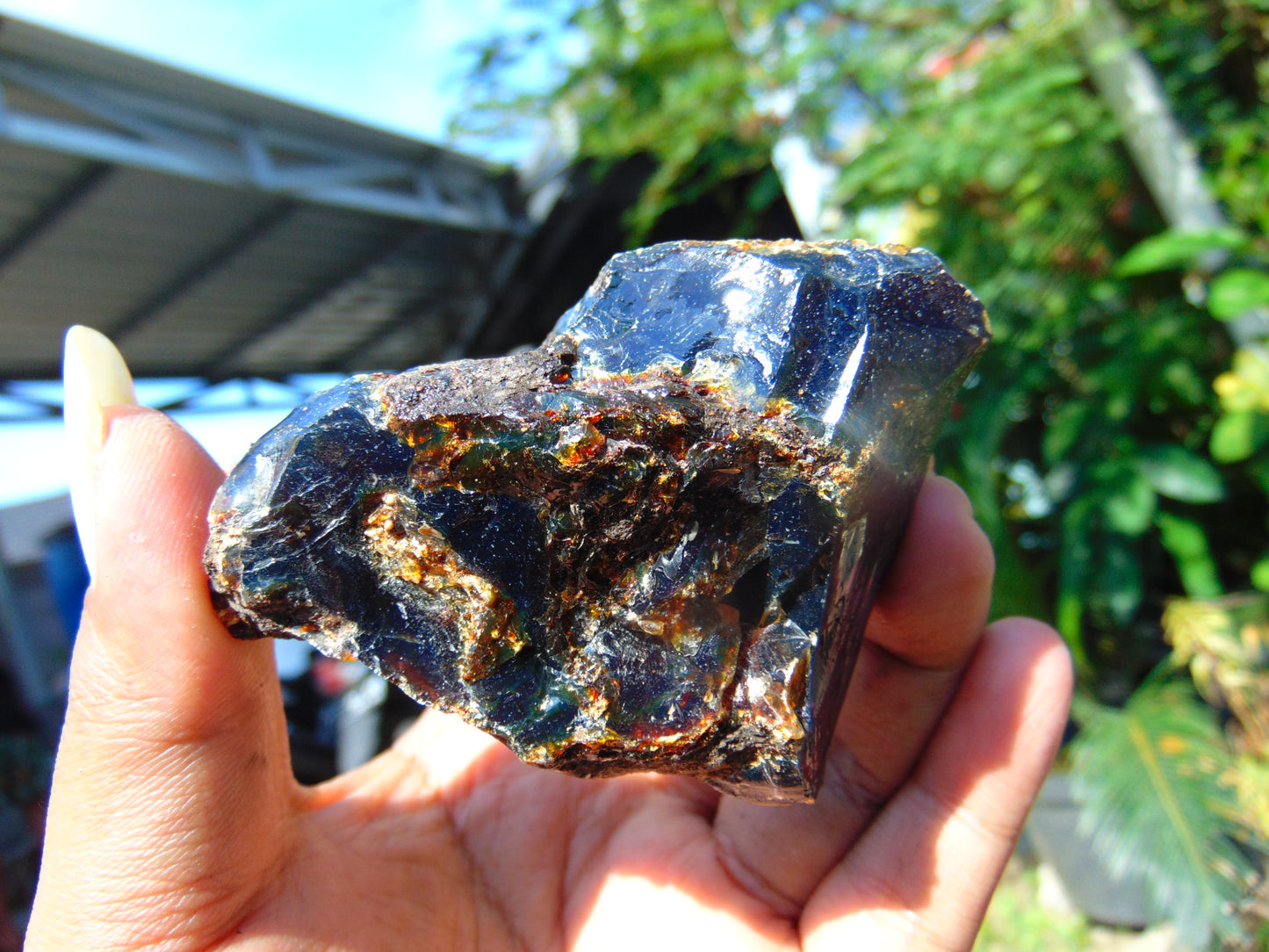 62 gram Rough Raw Indonesian Blue Amber for Healing RBM23