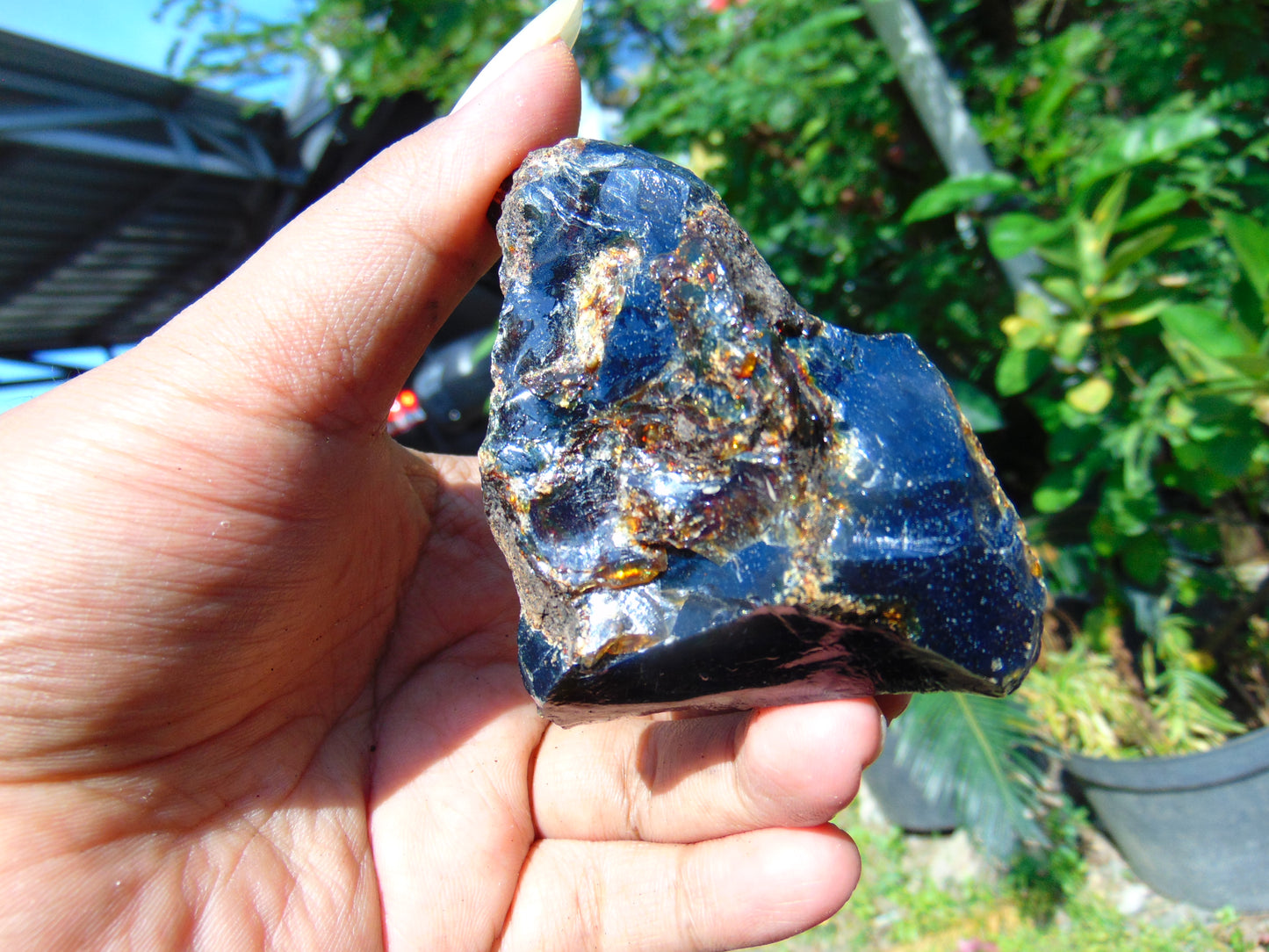 62 gram Rough Raw Indonesian Blue Amber for Healing RBM23