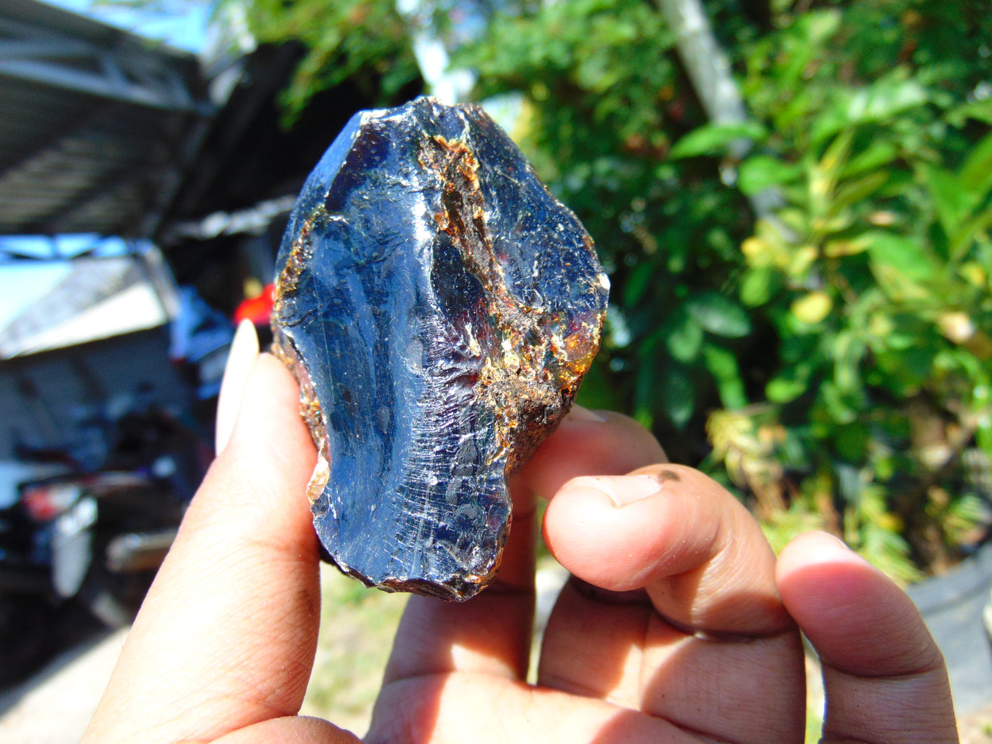 62 gram Rough Raw Indonesian Blue Amber for Healing RBM23