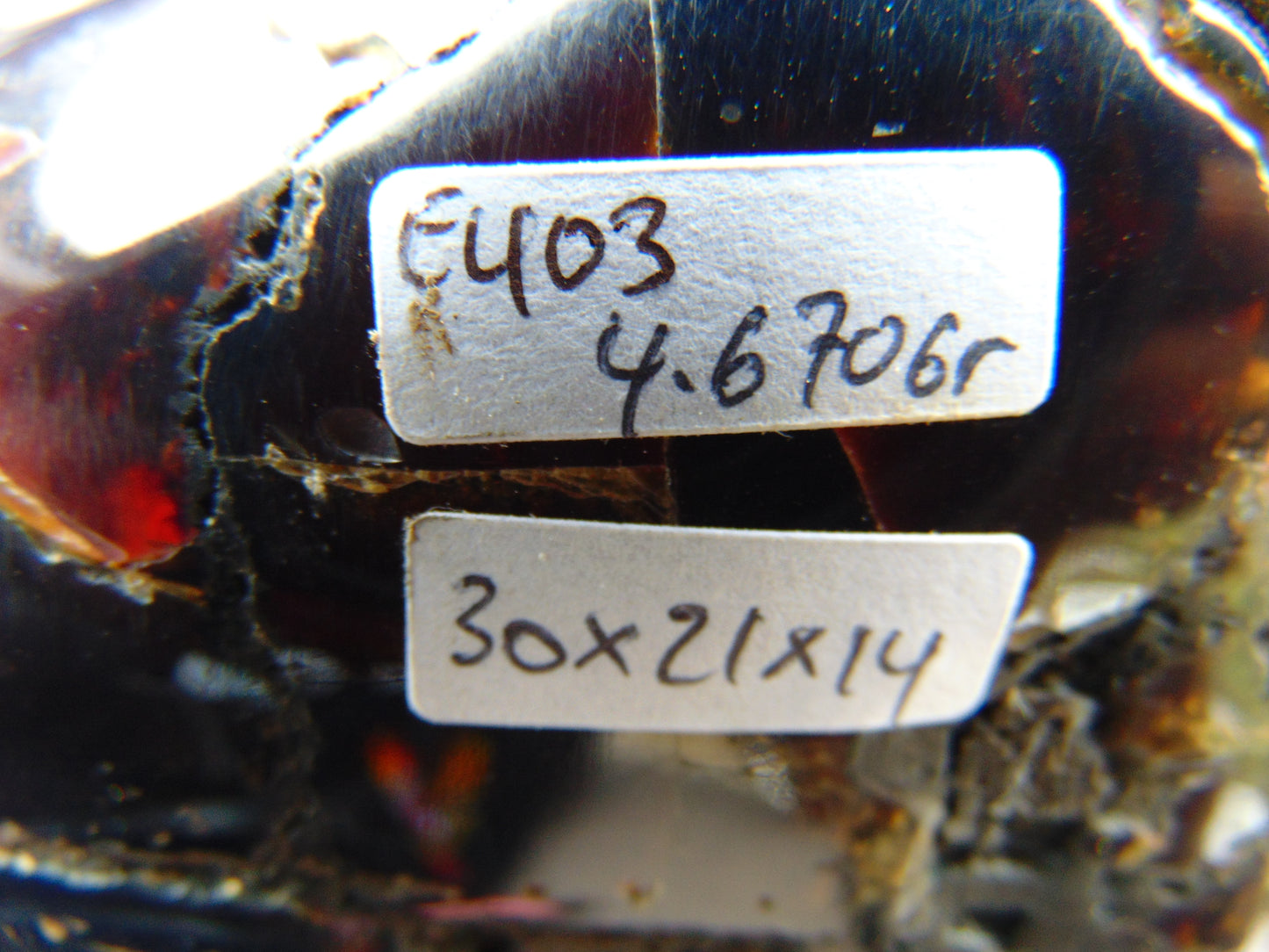 4670 gr full polished 30x21x14 cm Indonesian Amber for Healing EU3