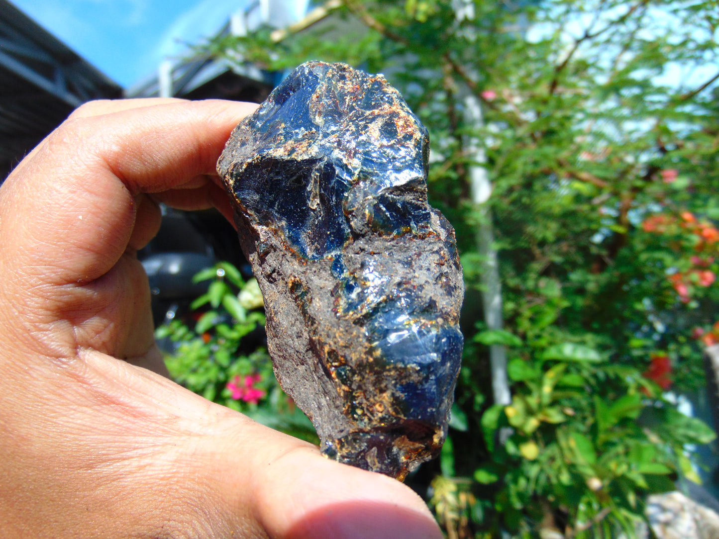 62 gram Rough Raw Indonesian Blue Amber for Healing RBM23