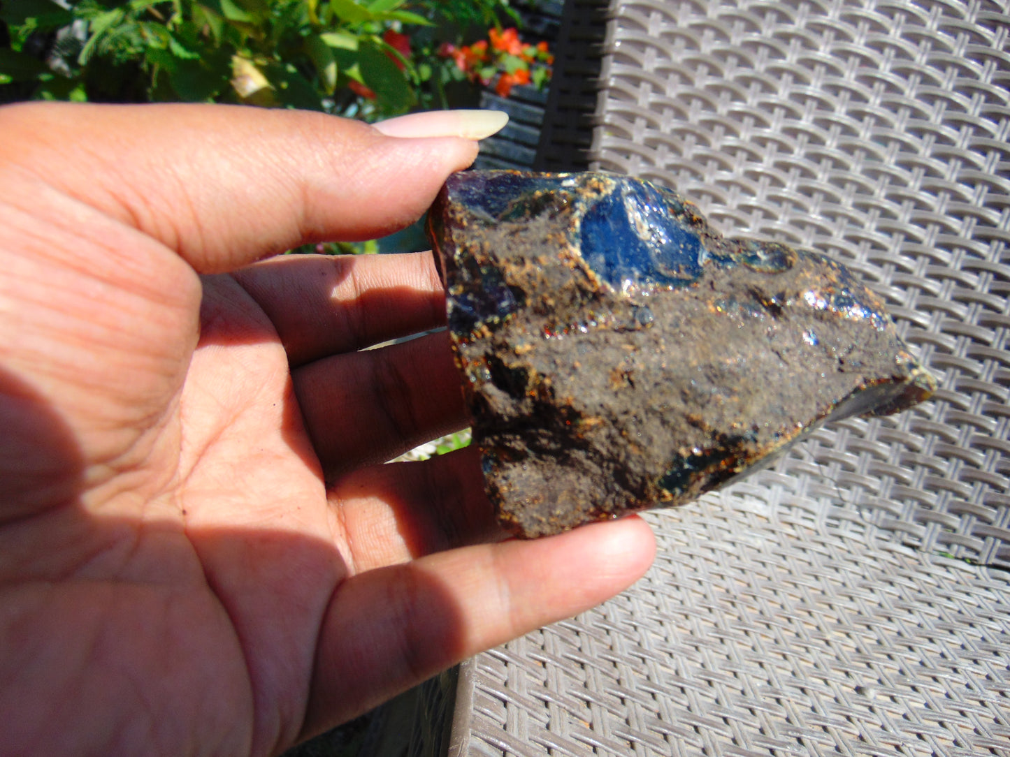 62 gram Rough Raw Indonesian Blue Amber for Healing RBM23