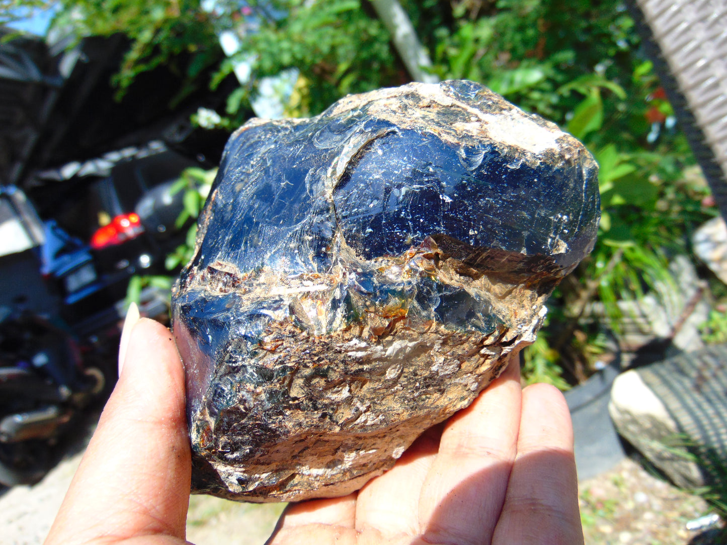 401 gram Rough Raw Indonesian Blue Amber for Healing MLRB71