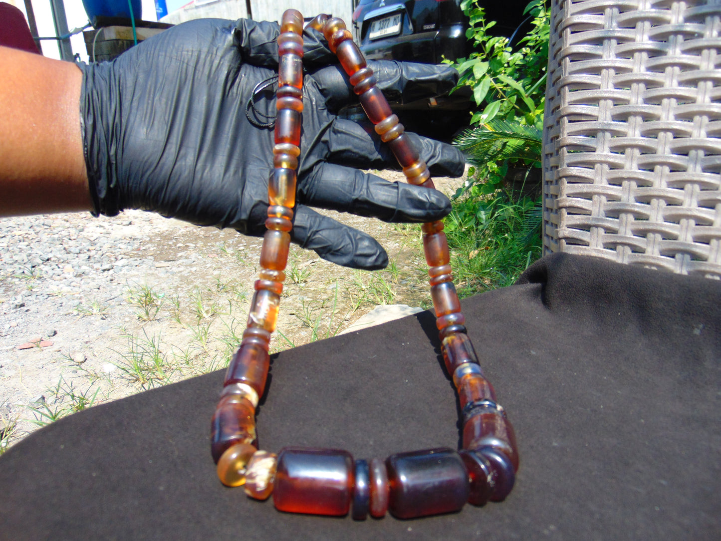 90 gram Small Beads Combination Necklace Indonesian Amber for Healing NK19