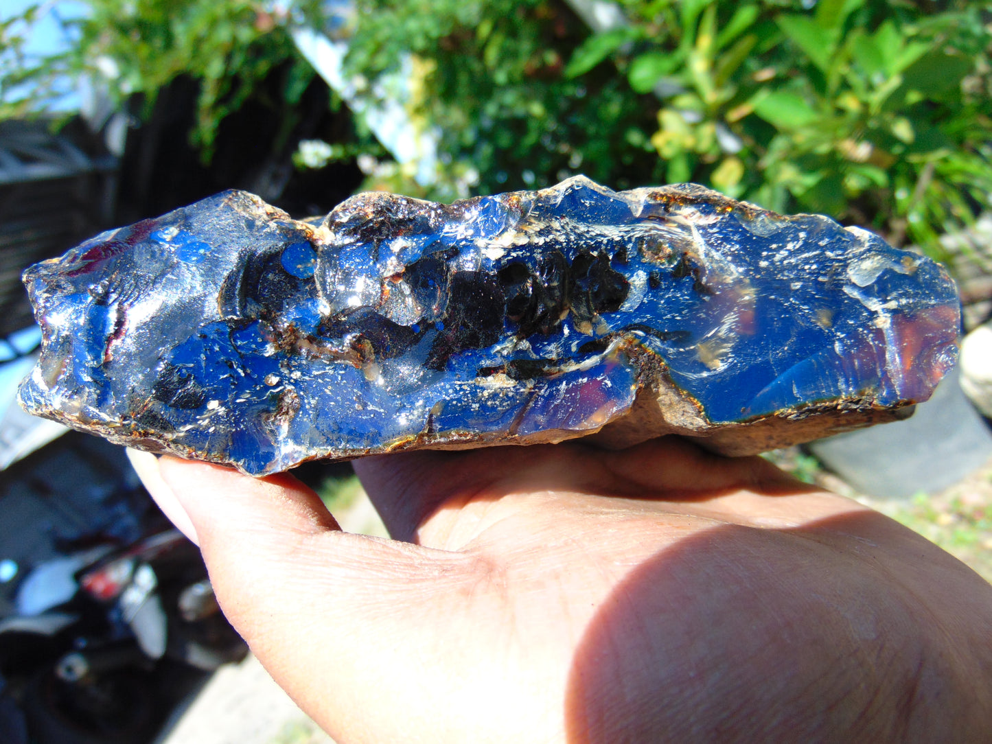 190 gram Rough Raw Indonesian Blue Amber for Healing RBM69