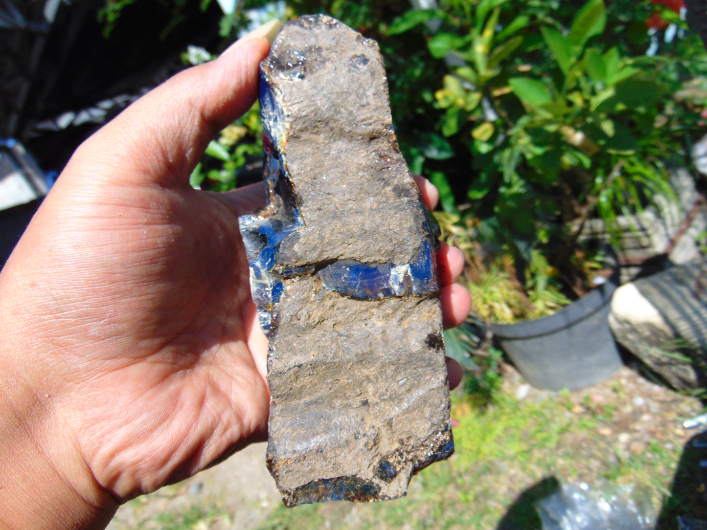 190 gram Rough Raw Indonesian Blue Amber for Healing RBM69