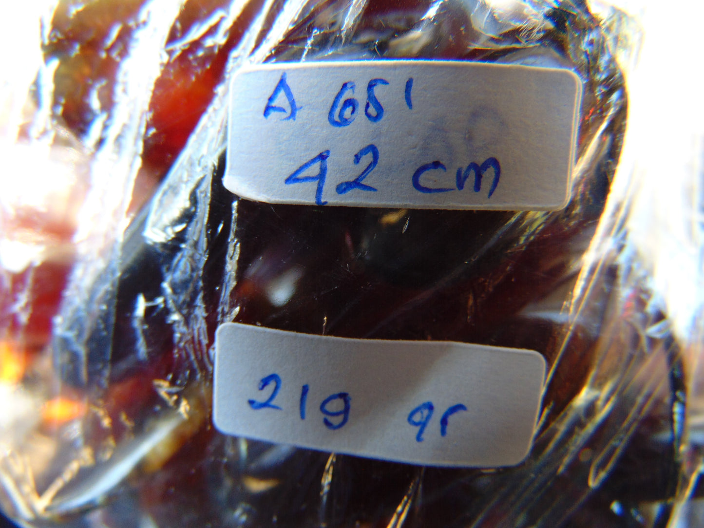 219 gram Small Beads Combination Necklace Statement Indonesian Amber for Healing A651