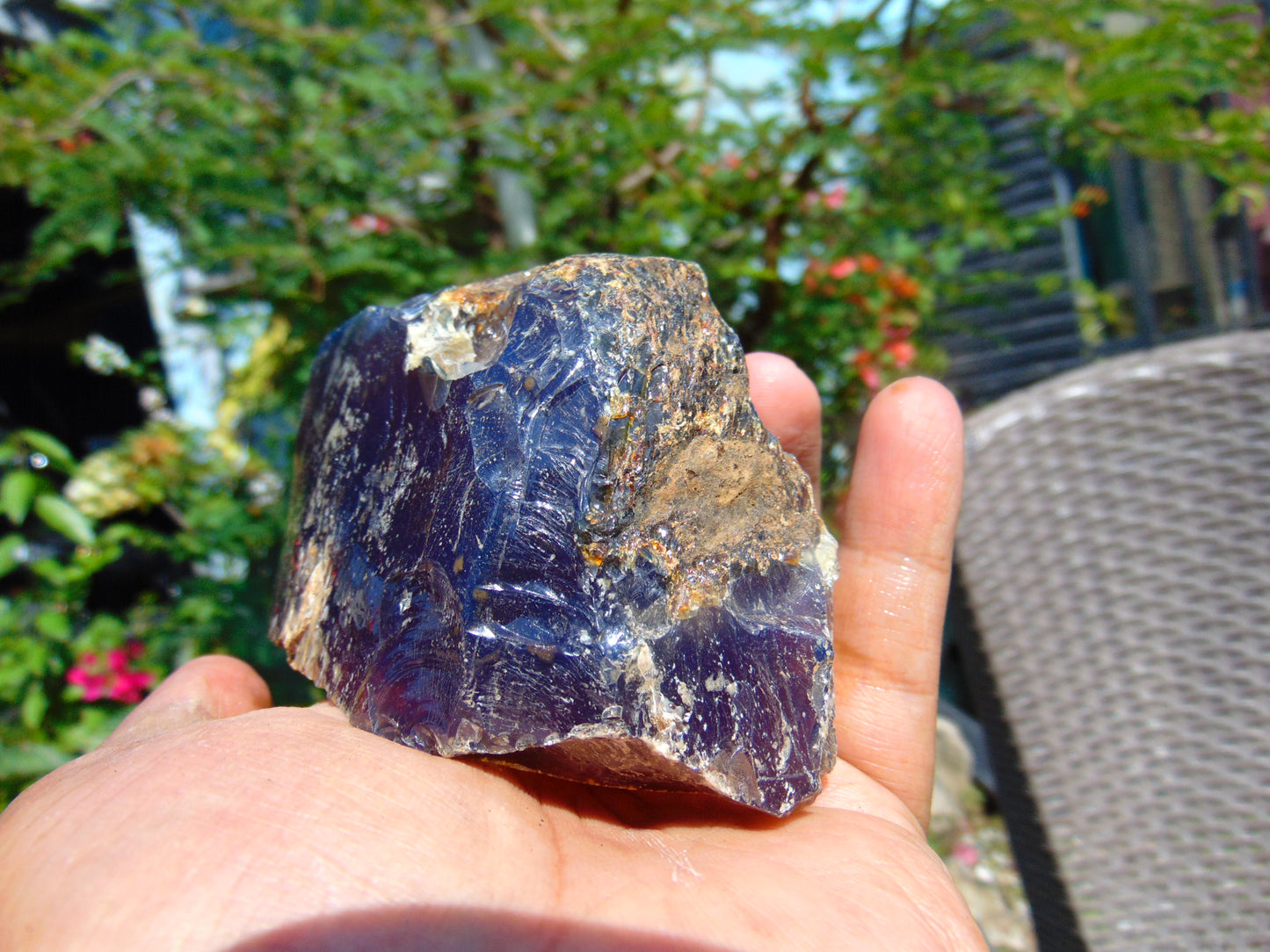 202 gram Rough Raw Indonesian Blue Amber for Healing RBM38