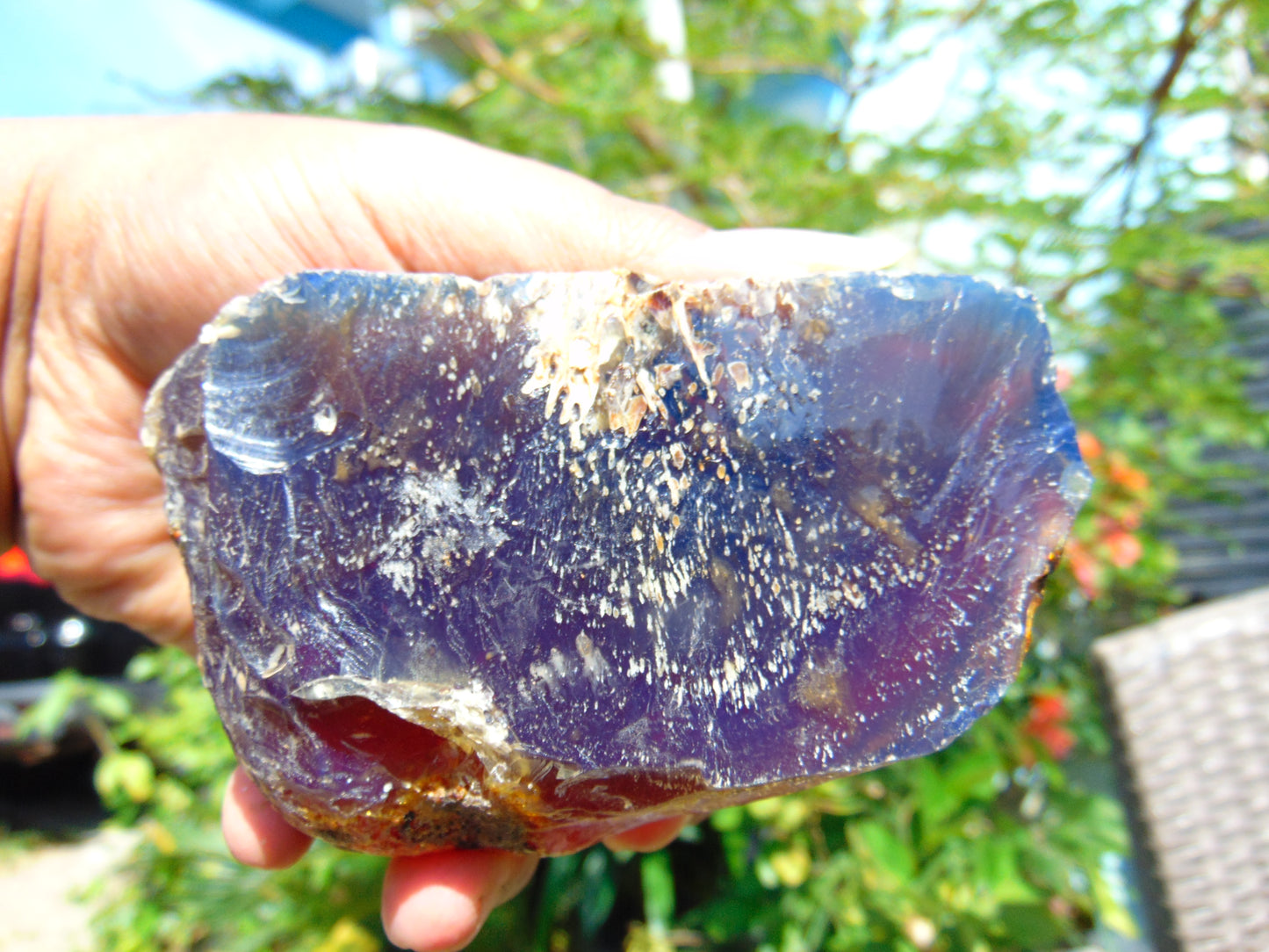 202 gram Rough Raw Indonesian Blue Amber for Healing RBM38