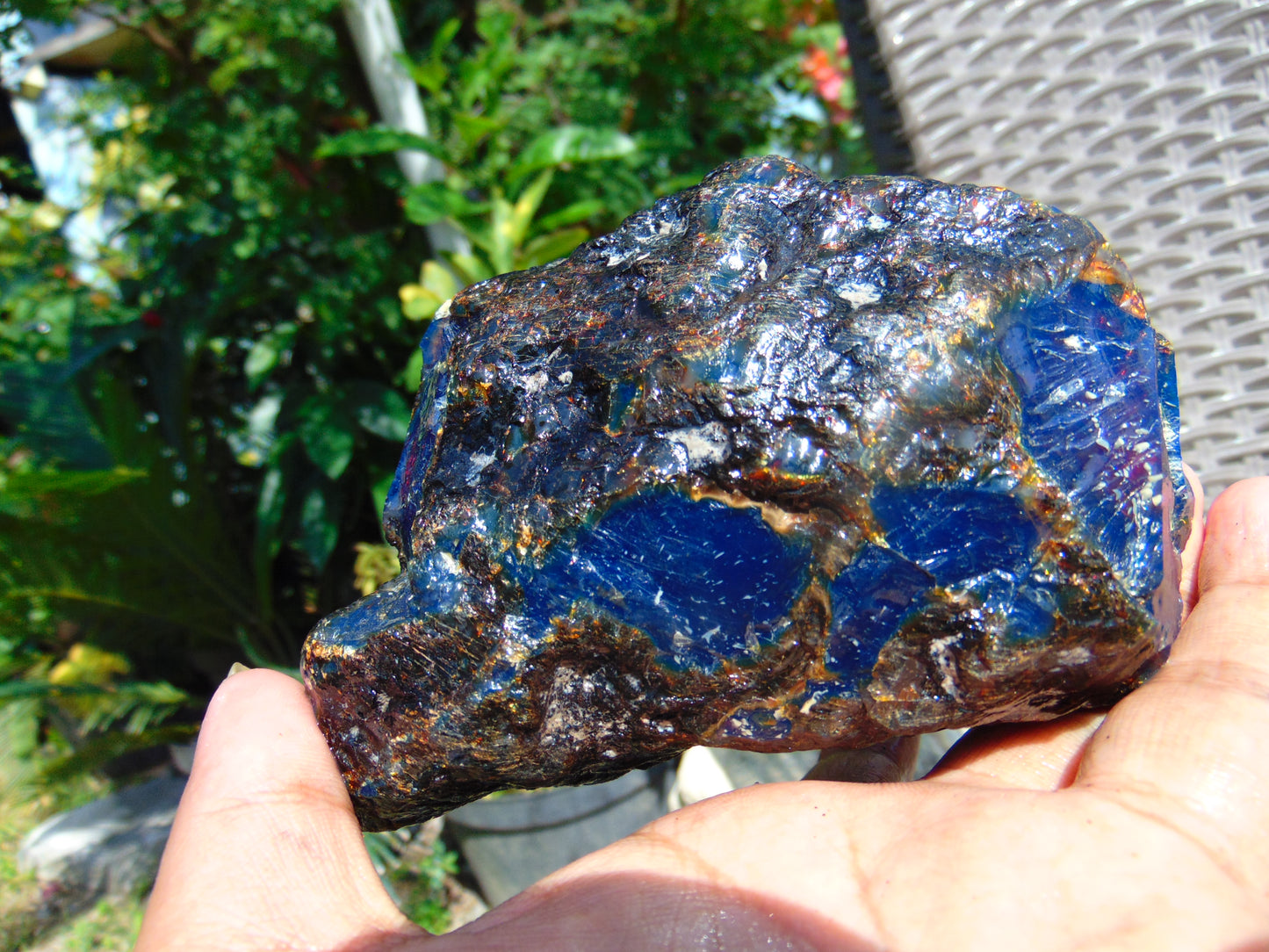 245 gram Rough Raw Indonesian Blue Amber for Healing RBM41