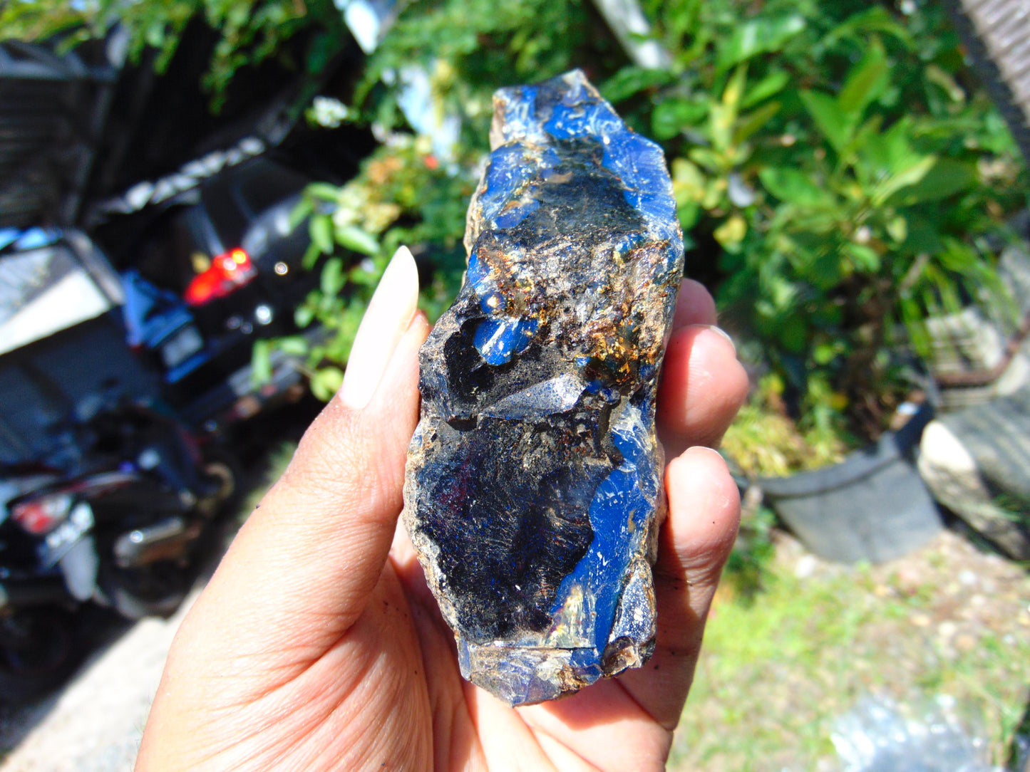81 gram Rough Raw Indonesian Blue Amber for Healing RBM54