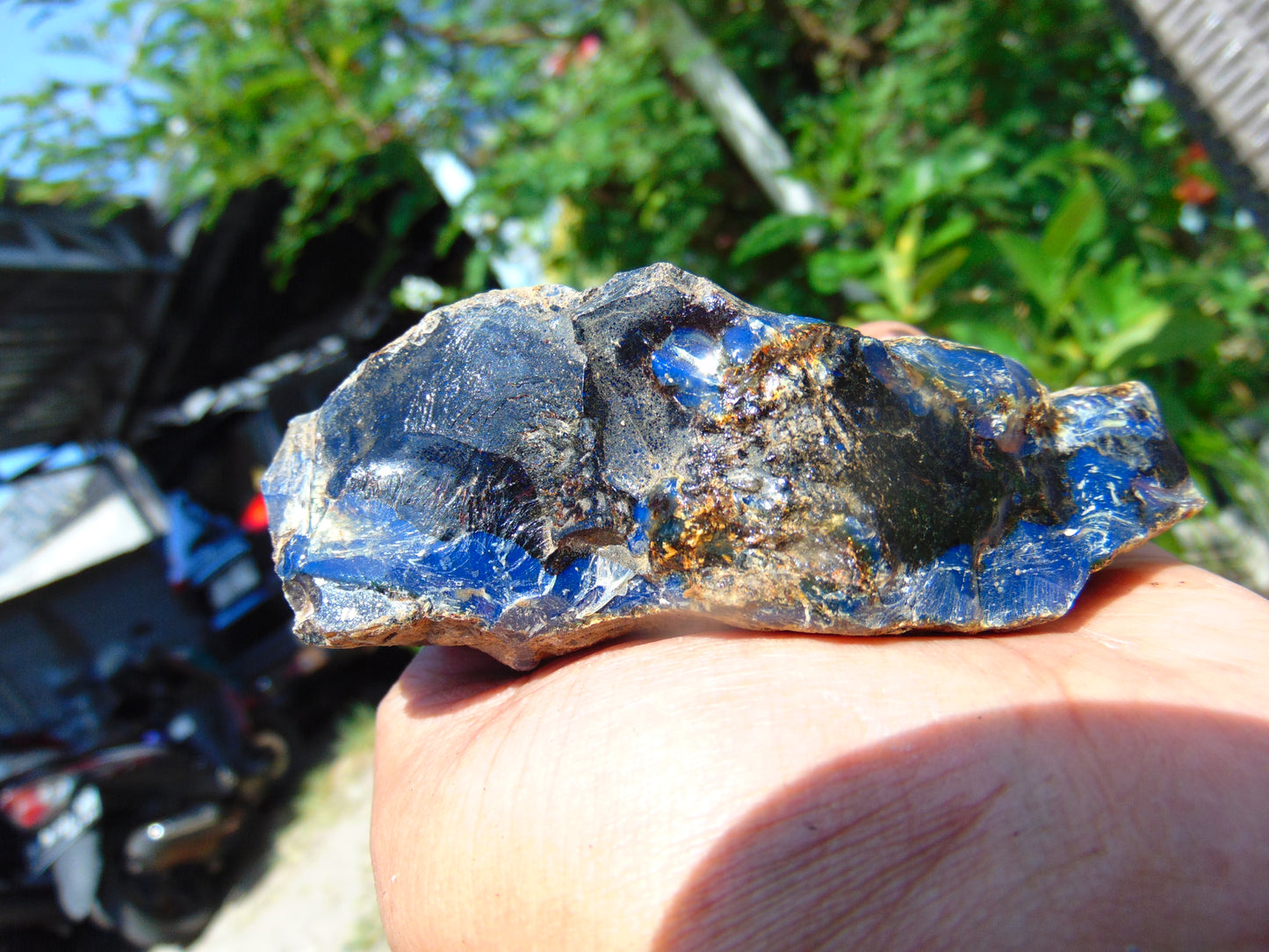81 gram Rough Raw Indonesian Blue Amber for Healing RBM54
