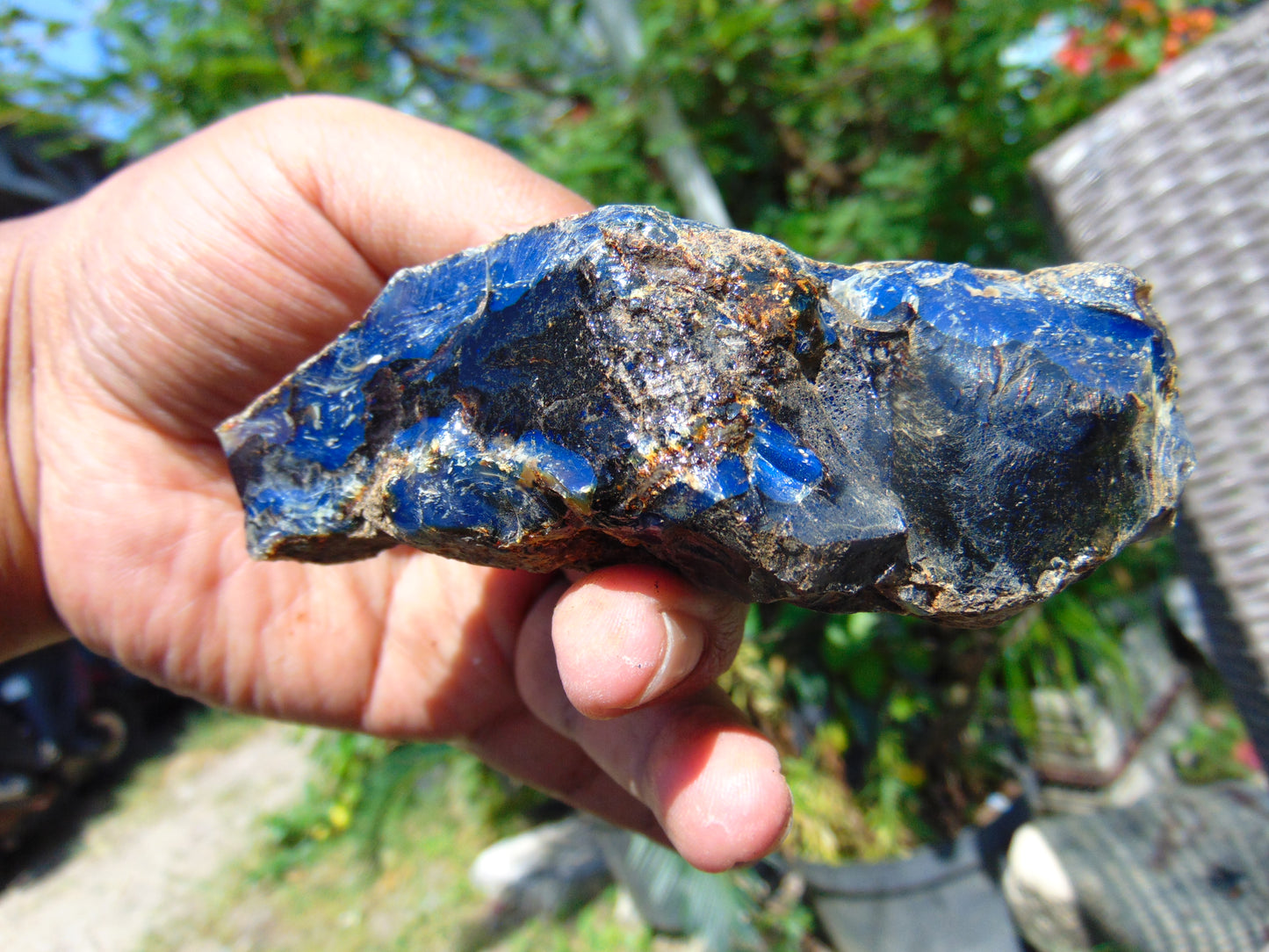 81 gram Rough Raw Indonesian Blue Amber for Healing RBM54