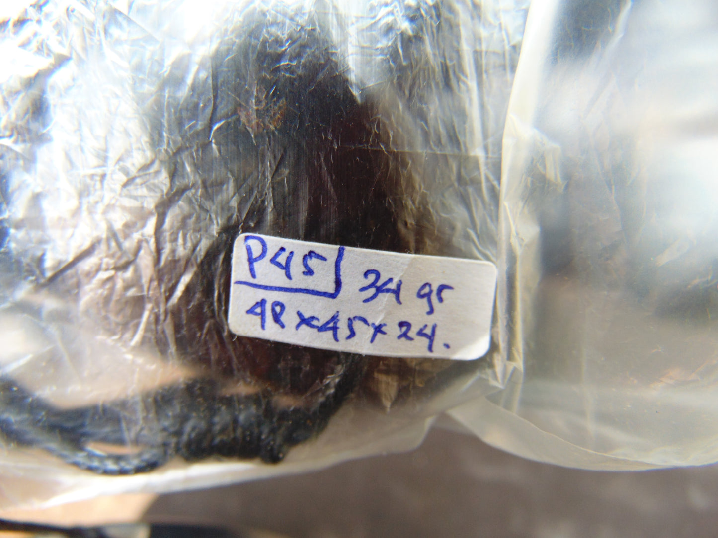 34 gr Pendant 48x45x24 mm Indonesian Blue for Healing P45