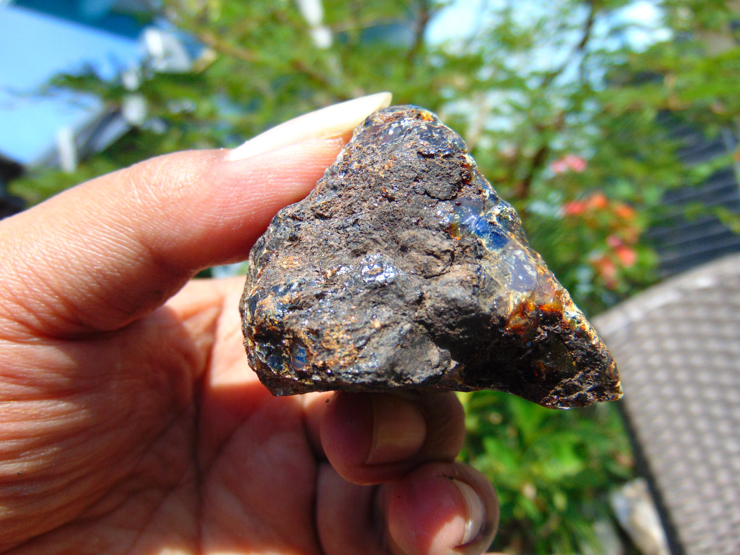 52 gram Rough Raw Indonesian Blue Amber for Healing RBM37