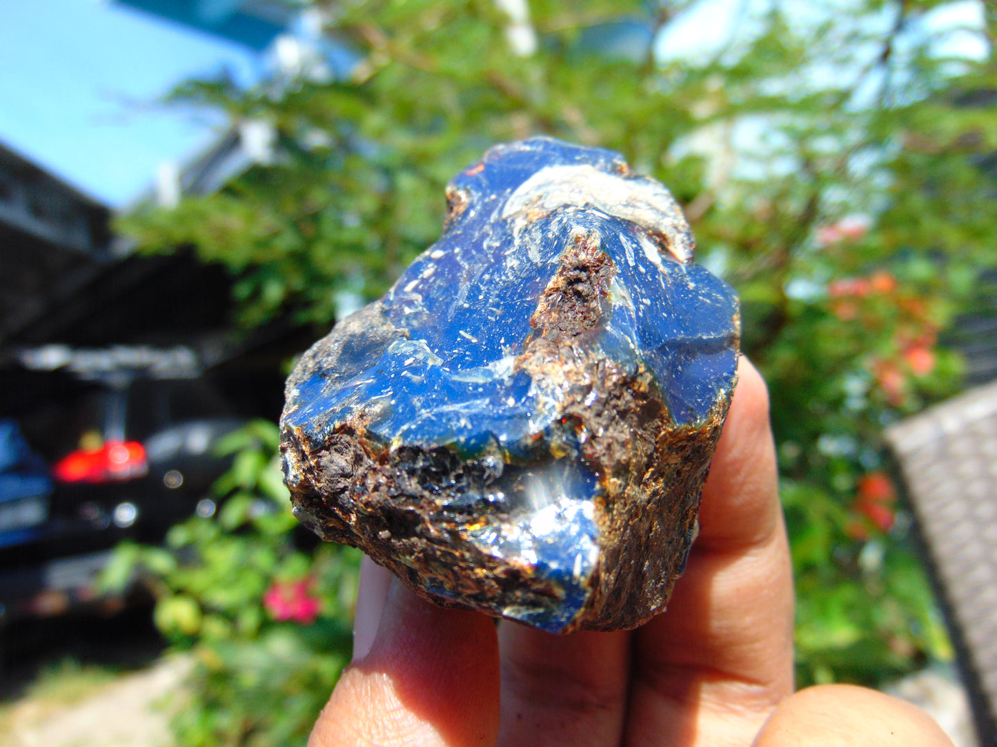52 gram Rough Raw Indonesian Blue Amber for Healing RBM37