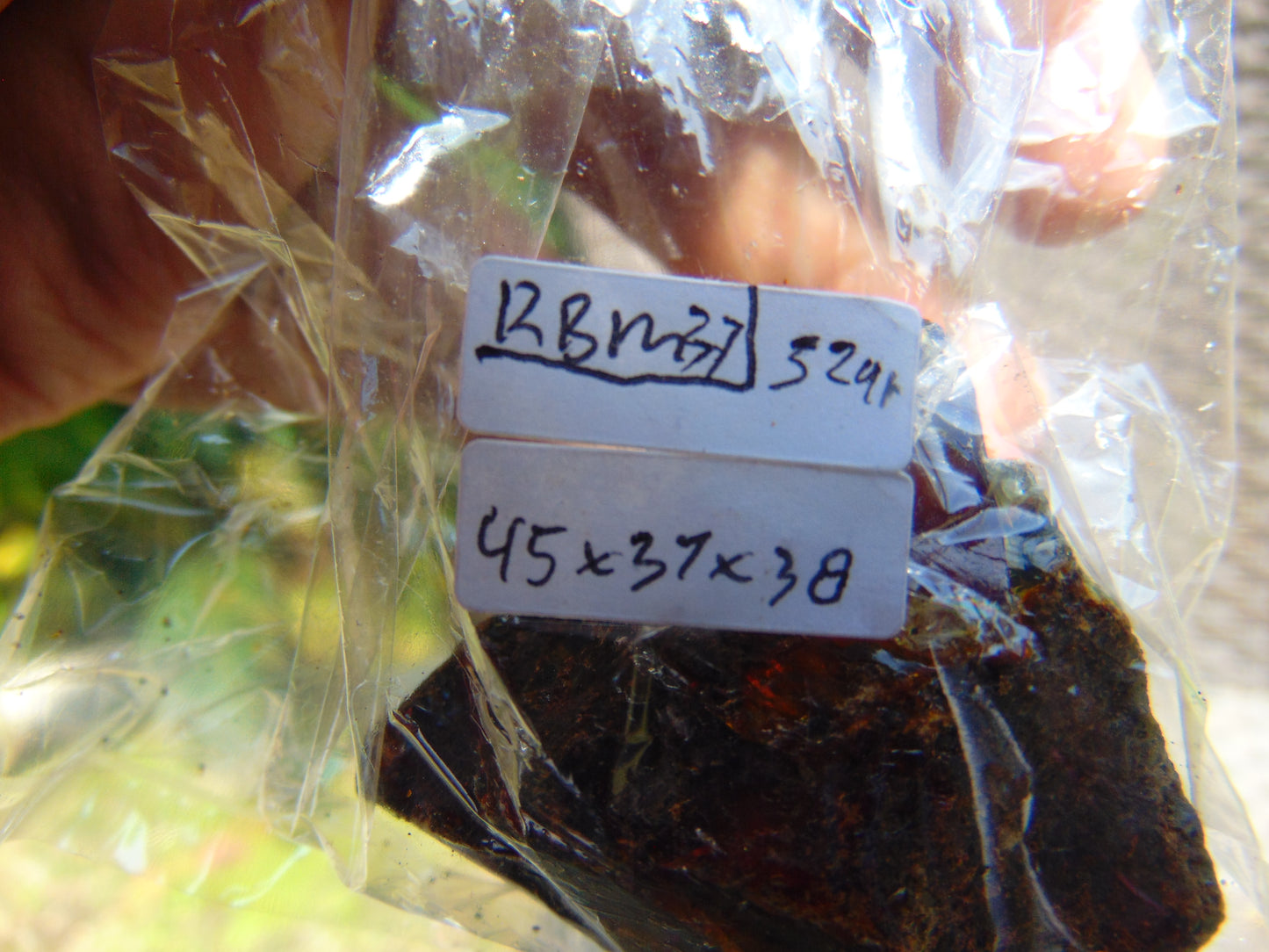 52 gram Rough Raw Indonesian Blue Amber for Healing RBM37