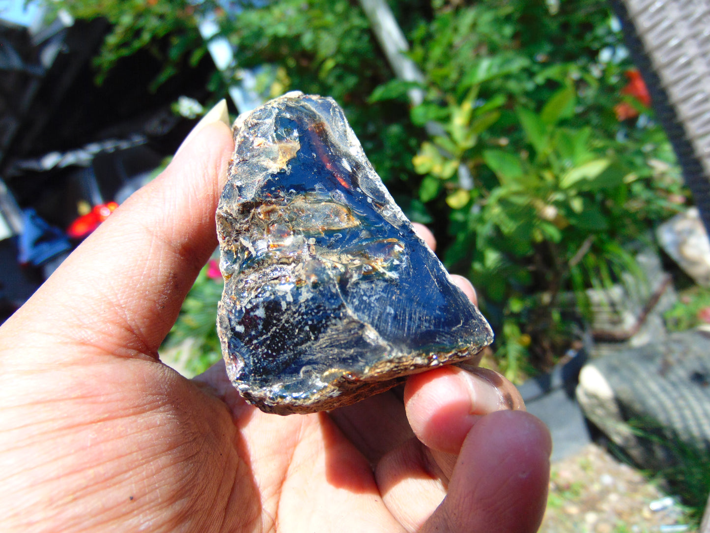 98 gram Rough Raw Indonesian Blue Amber for Healing RBM67