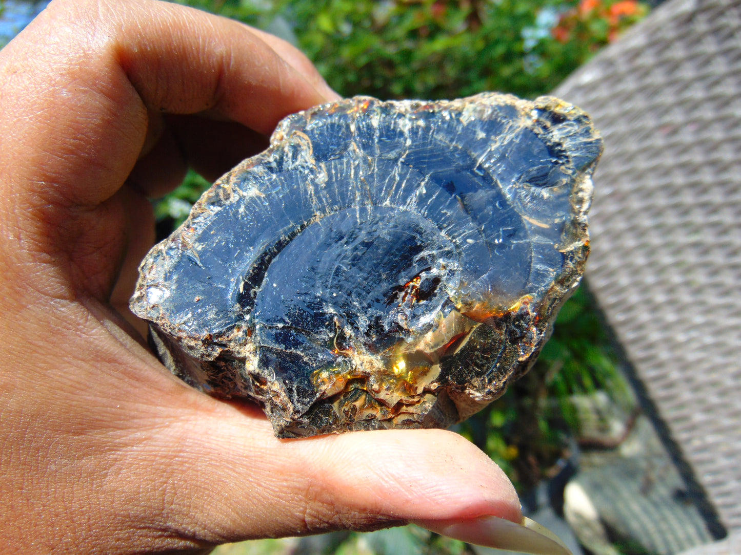 98 gram Rough Raw Indonesian Blue Amber for Healing RBM67