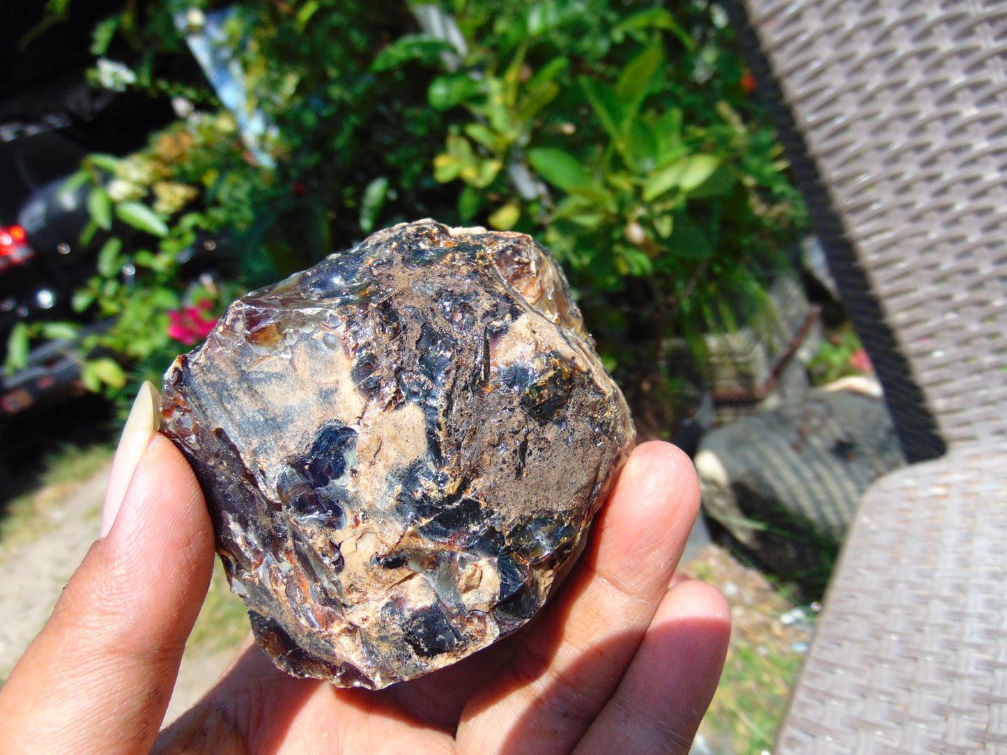 141 gram Rough Raw Indonesian Blue Amber for Healing RBM56