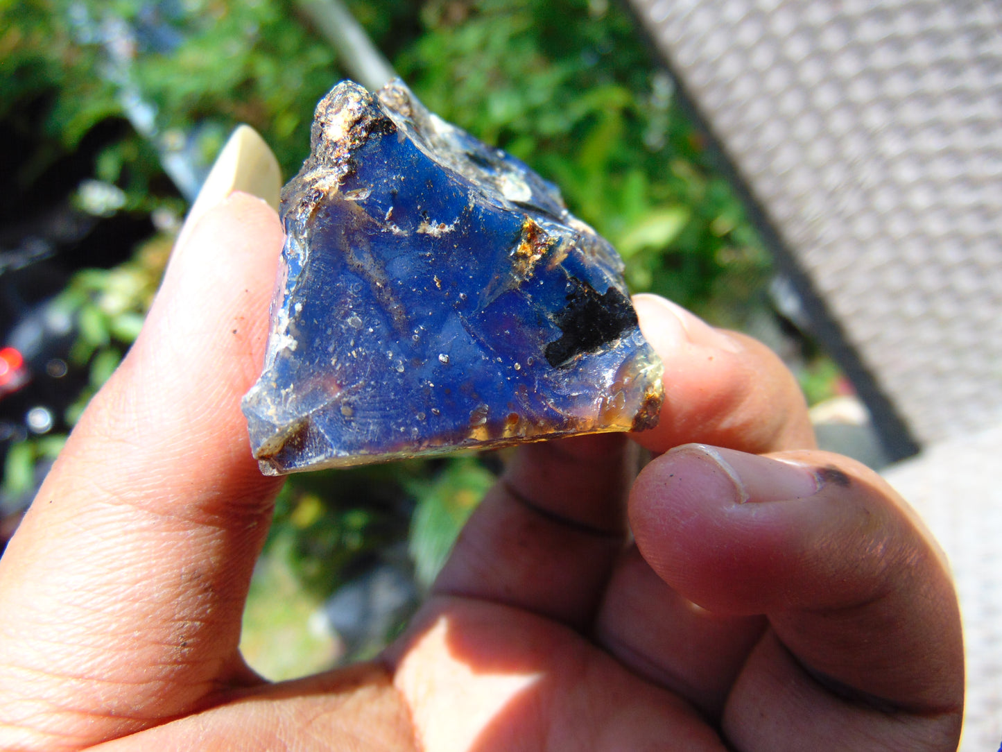 70 gram Rough Raw Indonesian Blue Amber for Healing MLRB70