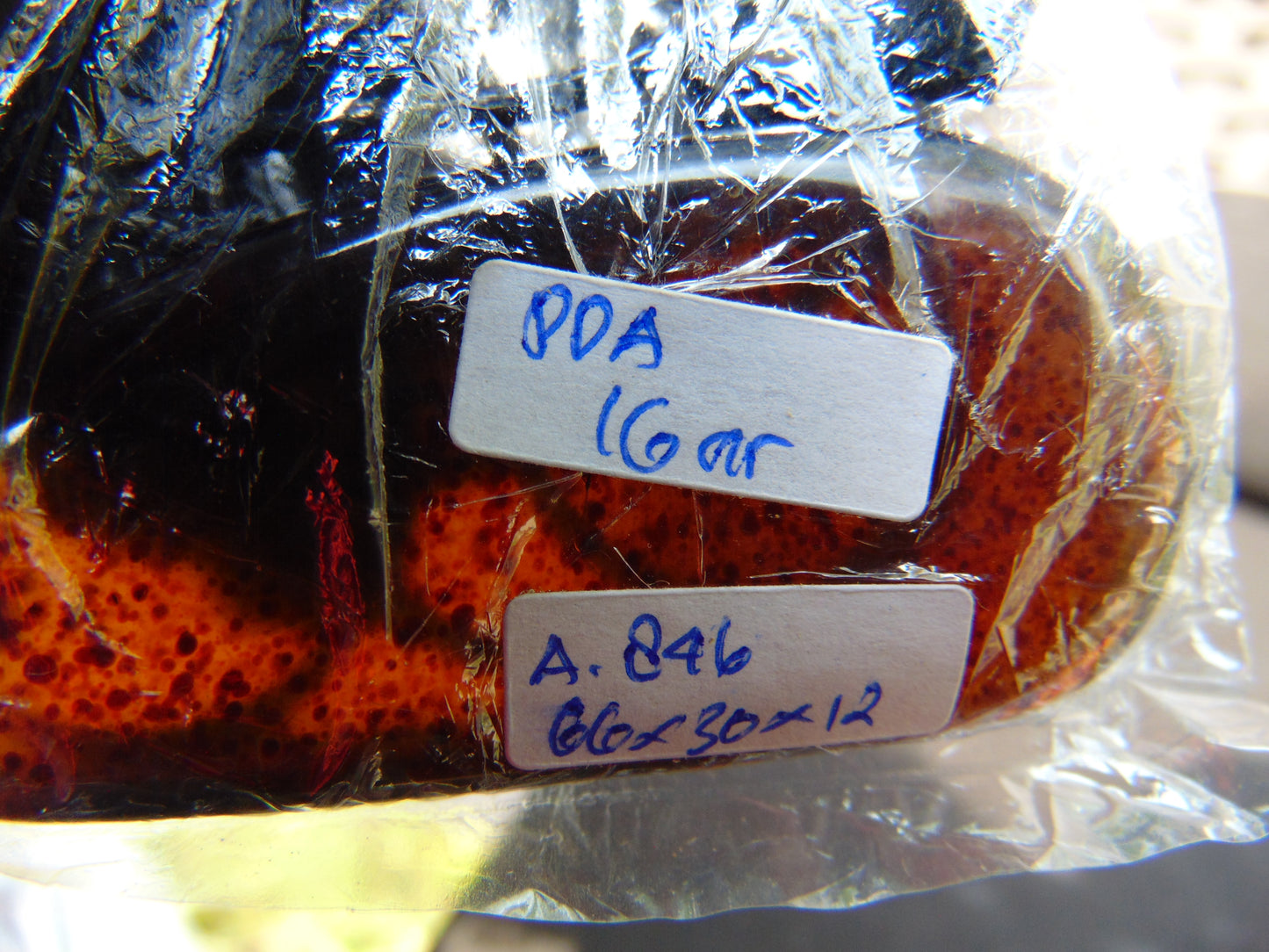 16 gr Pendant 66x30x12 mm Indonesian Amber for Healing PDA846