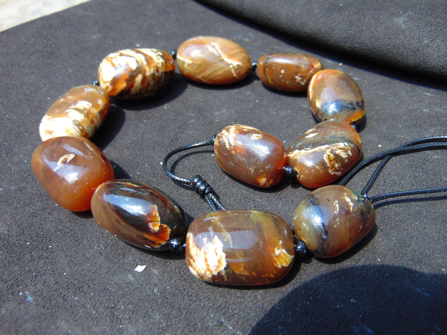 118 gram Small Beads Combination Necklace Indonesian Amber for Healing