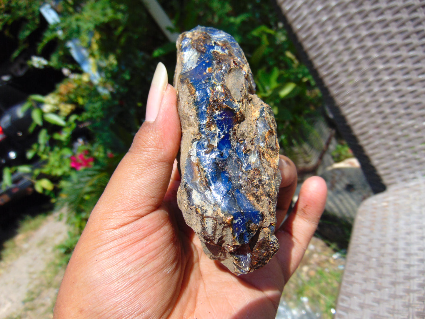 60 gram Rough Raw Indonesian Blue Amber for Healing RBM46