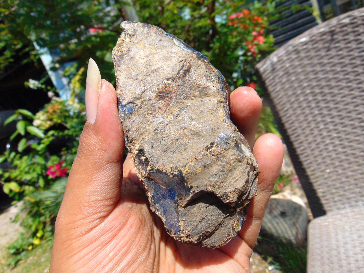 60 gram Rough Raw Indonesian Blue Amber for Healing RBM46