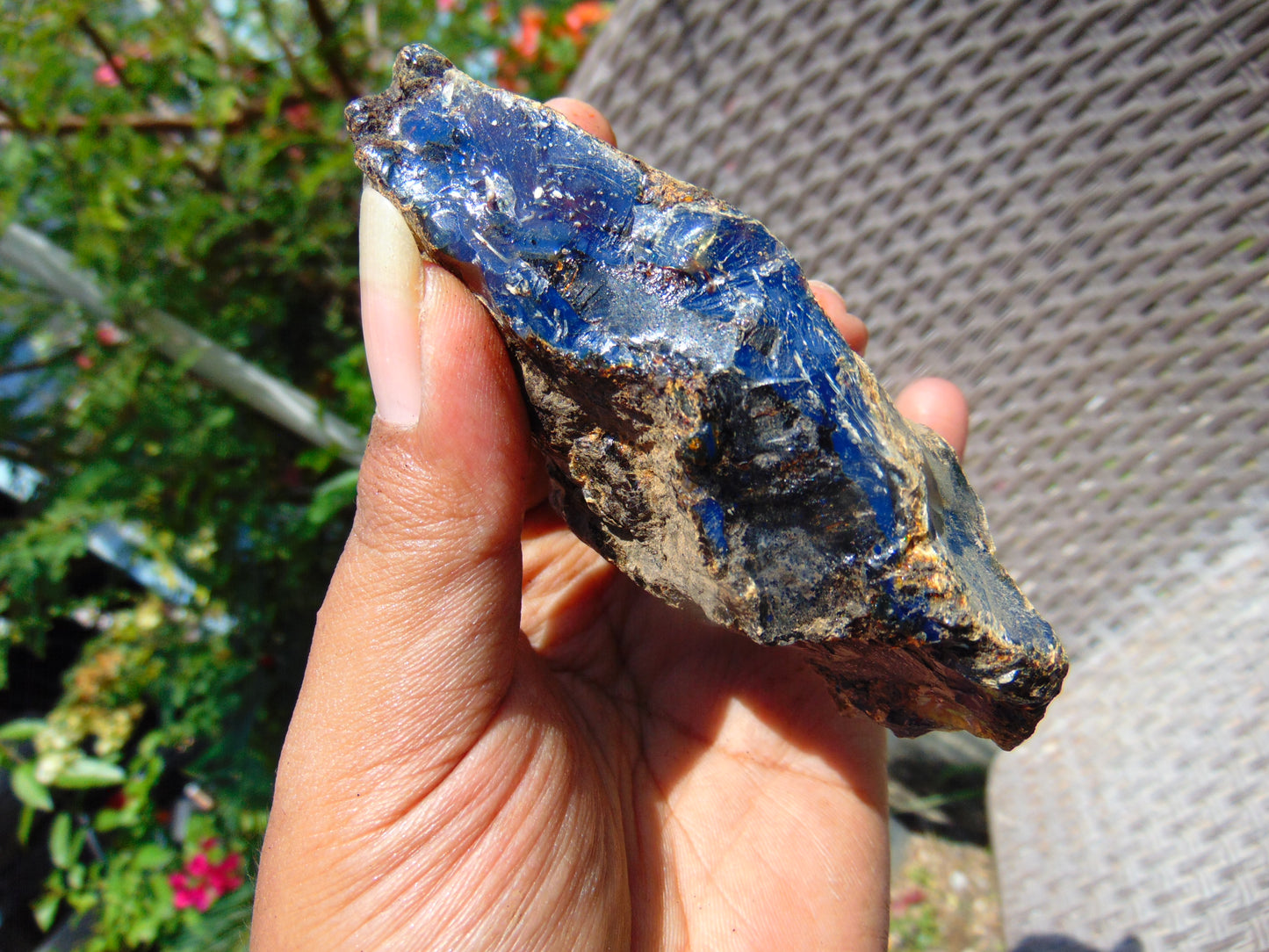 60 gram Rough Raw Indonesian Blue Amber for Healing RBM46