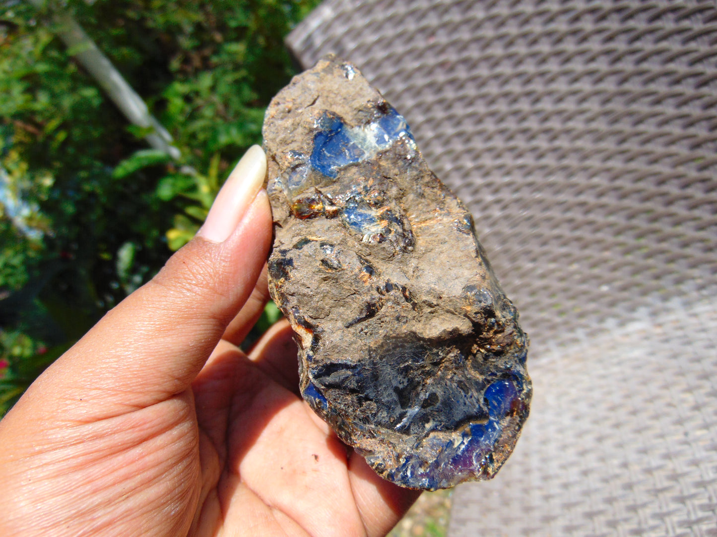 60 gram Rough Raw Indonesian Blue Amber for Healing RBM46