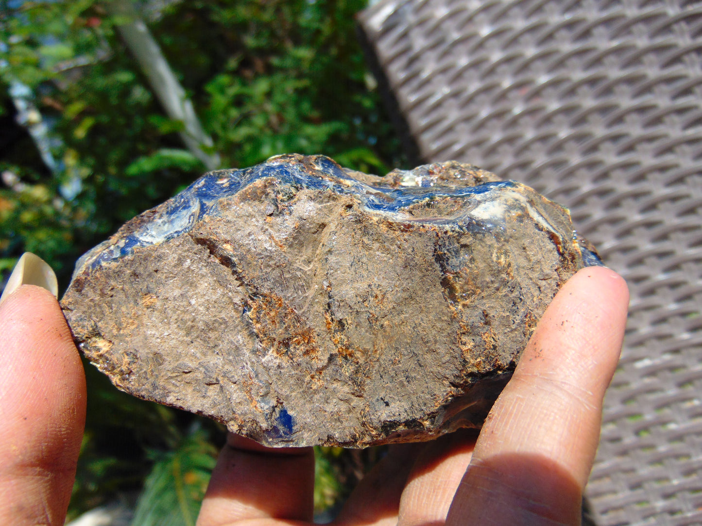 60 gram Rough Raw Indonesian Blue Amber for Healing RBM46