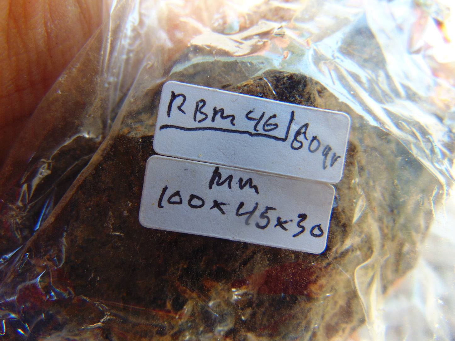 60 gram Rough Raw Indonesian Blue Amber for Healing RBM46