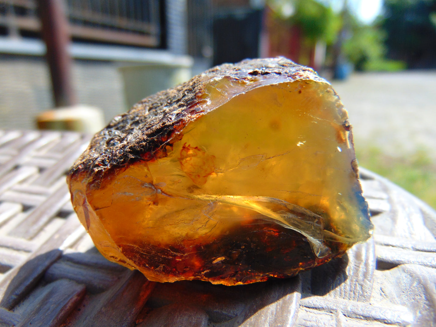 19 gram Rough Raw Indonesian Blue Amber for Healing RBM43