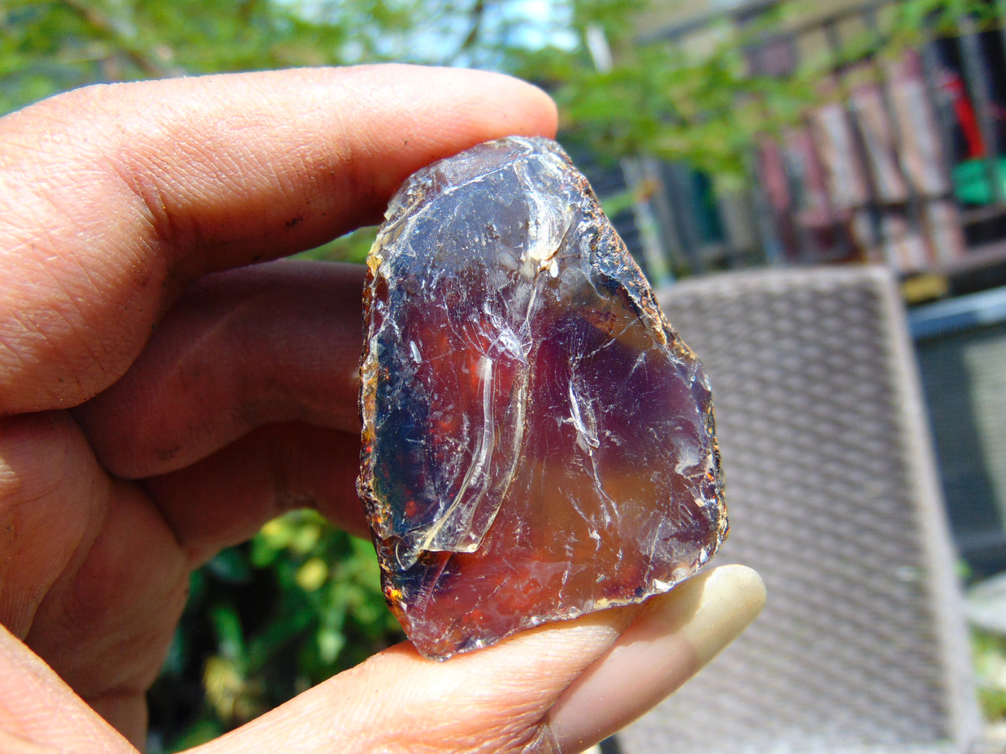 19 gram Rough Raw Indonesian Blue Amber for Healing RBM43