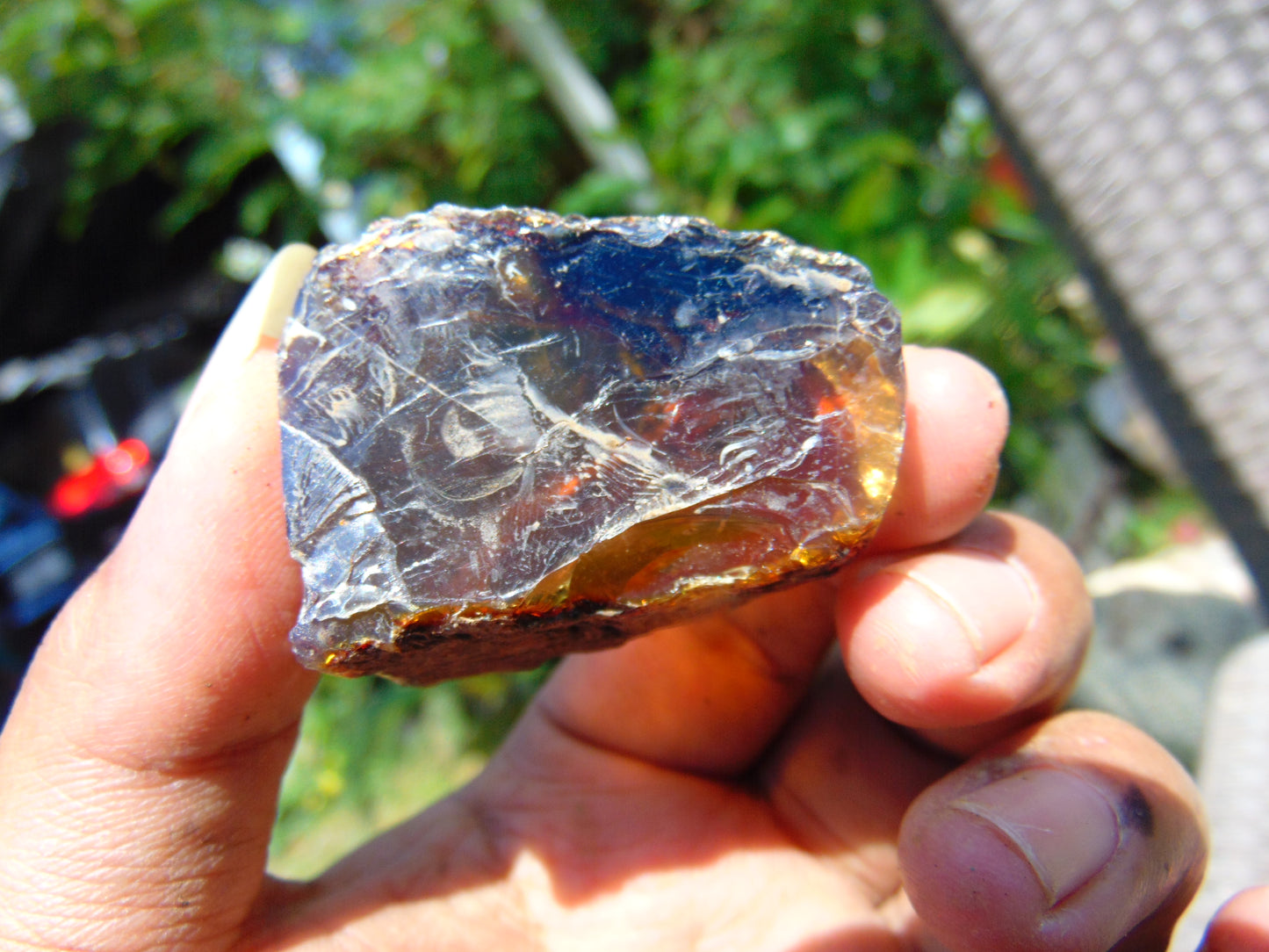 19 gram Rough Raw Indonesian Blue Amber for Healing RBM43