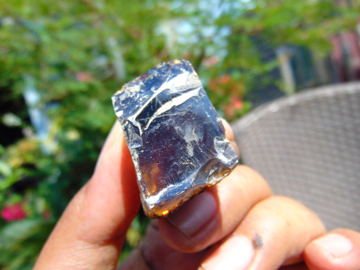 19 gram Rough Raw Indonesian Blue Amber for Healing RBM43