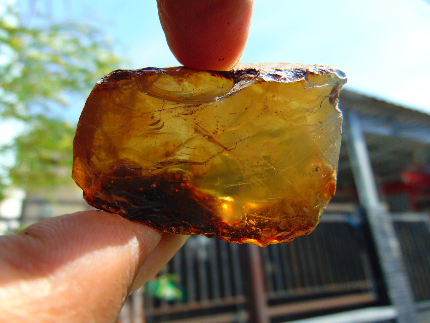 19 gram Rough Raw Indonesian Blue Amber for Healing RBM43