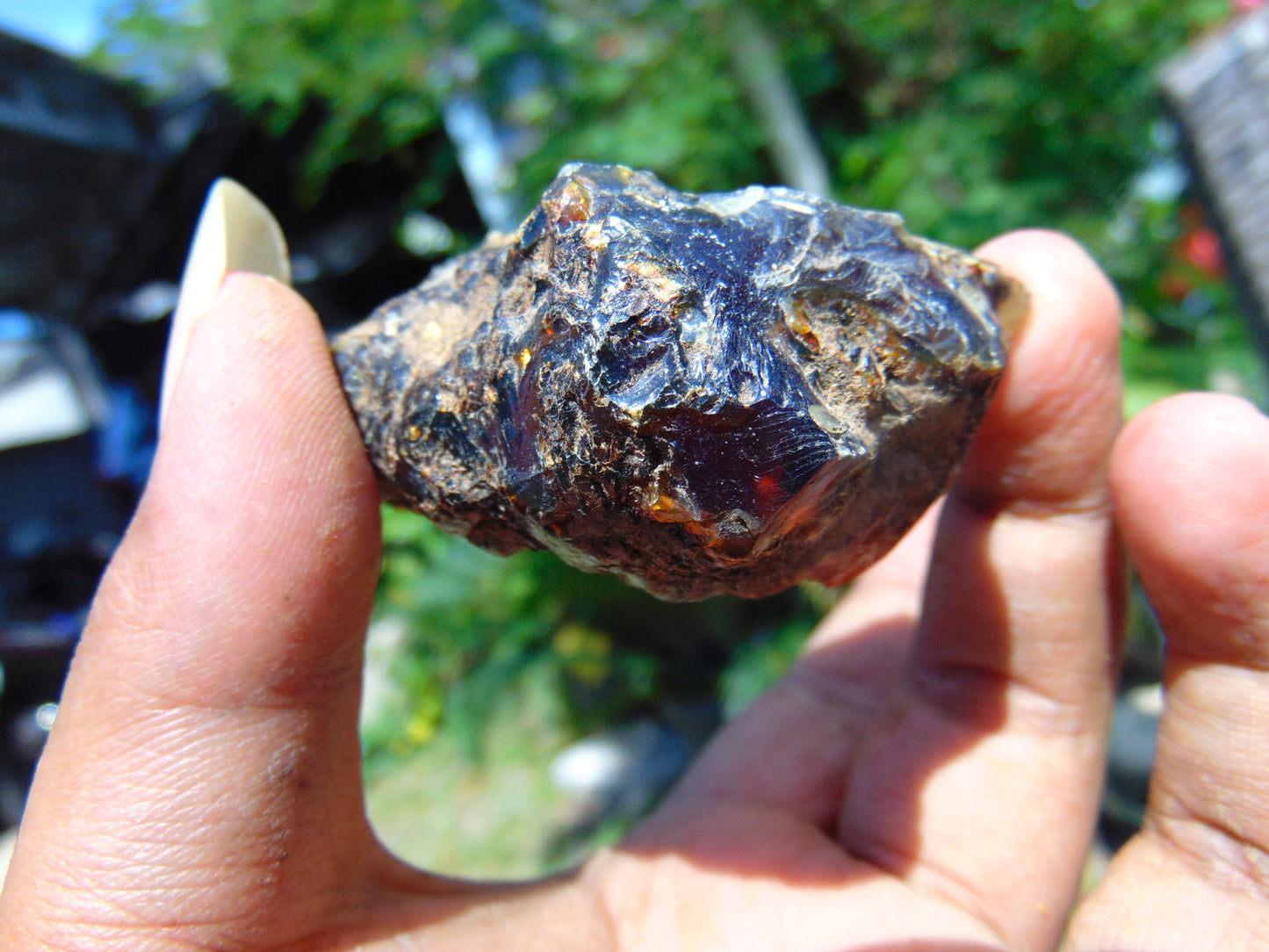 31 gram Rough Raw Indonesian Blue Amber for Healing RBM11