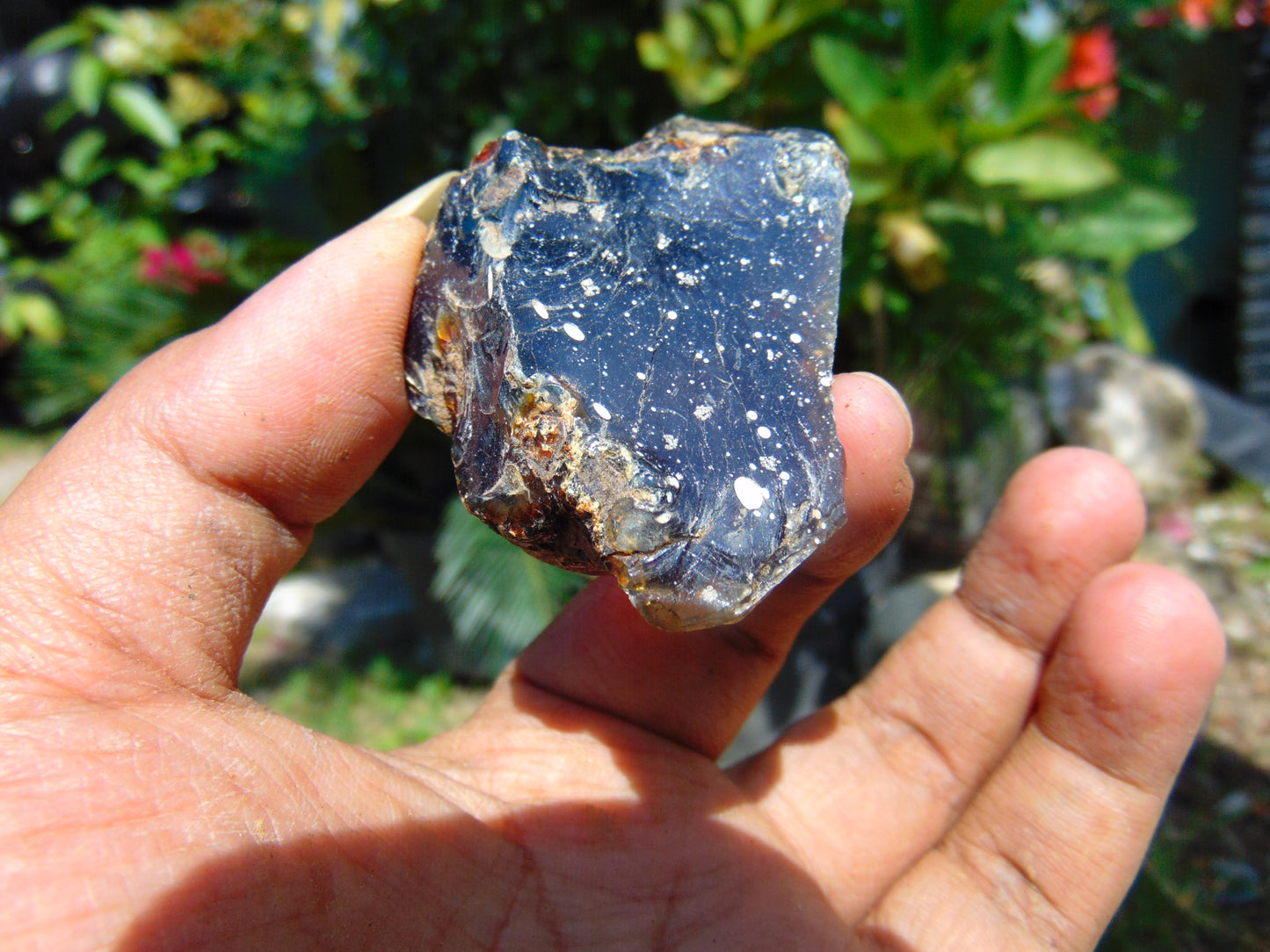 31 gram Rough Raw Indonesian Blue Amber for Healing RBM11
