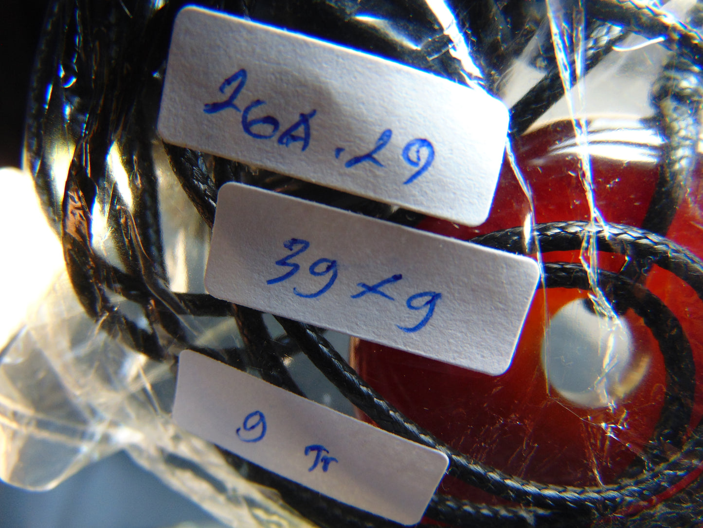 9 gr Donut Pendant Indonesian Blue Amber for Healing 26A29