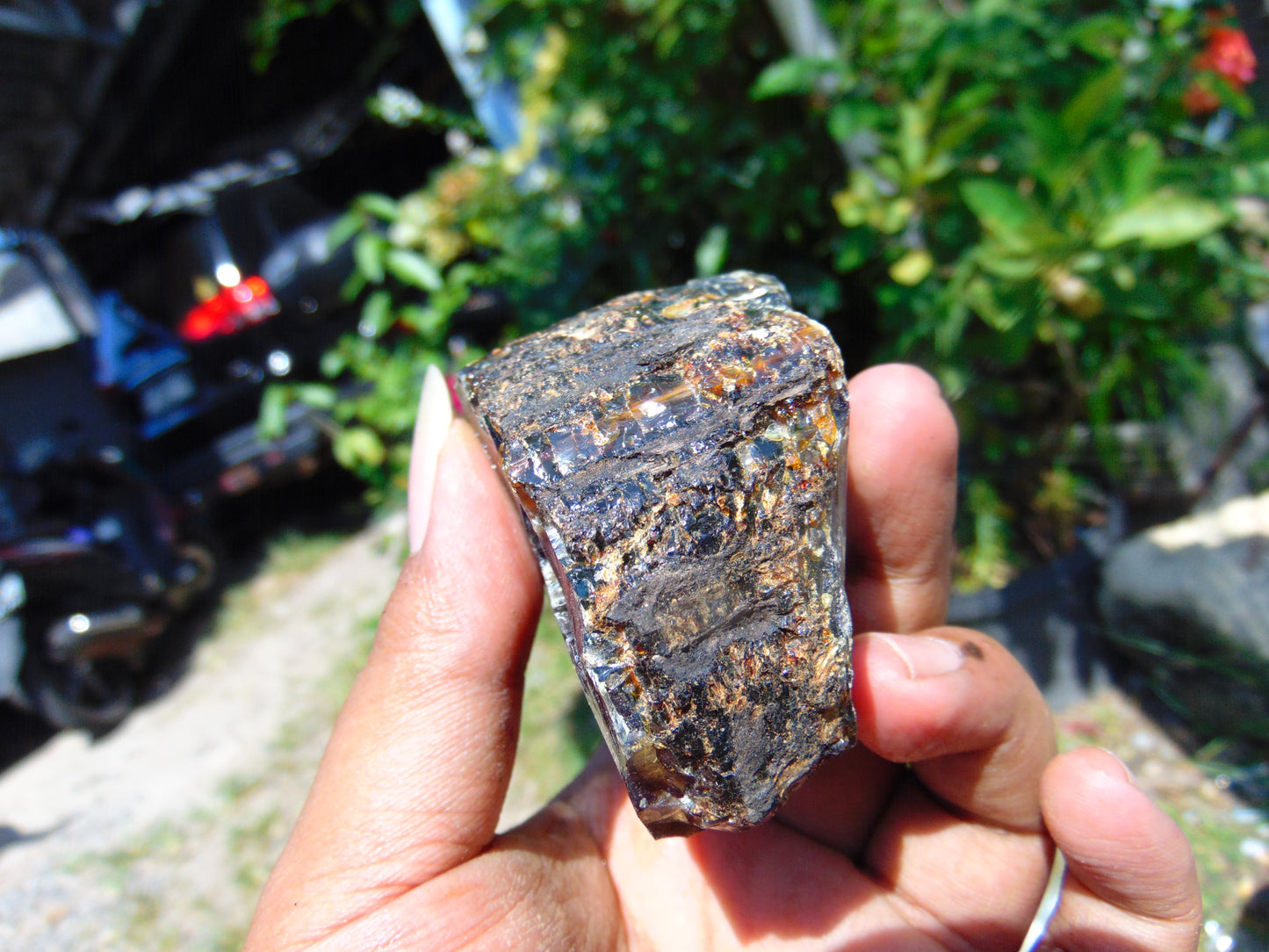 98 gram Rough Raw Indonesian Blue Amber for Healing RBM21